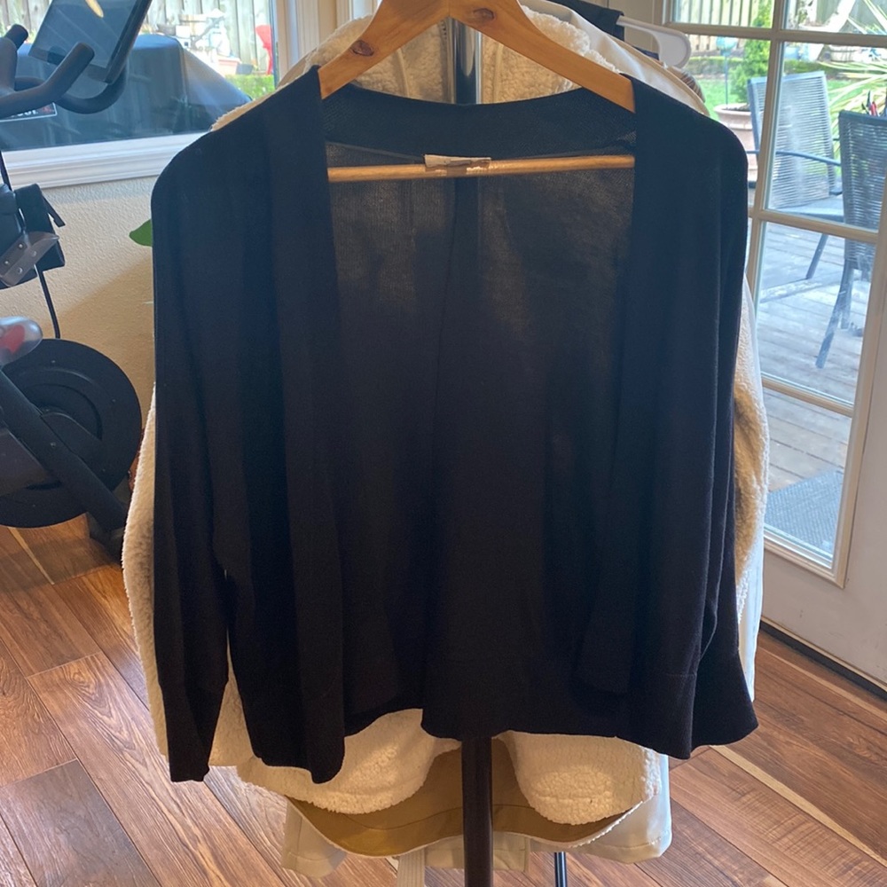 From the loft outlet, small open cardigan.
